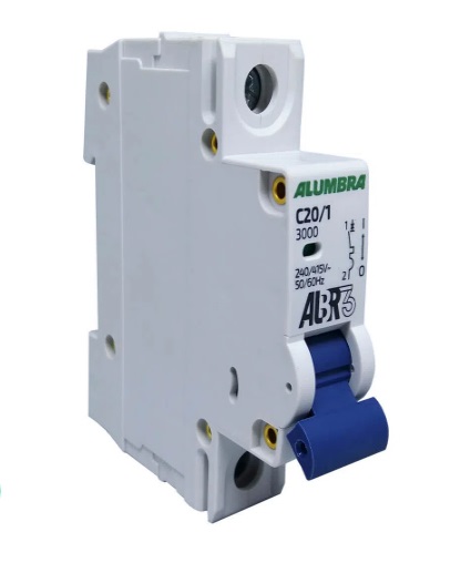 DISJUNTOR UNIPOLAR ALBR3 C20/1